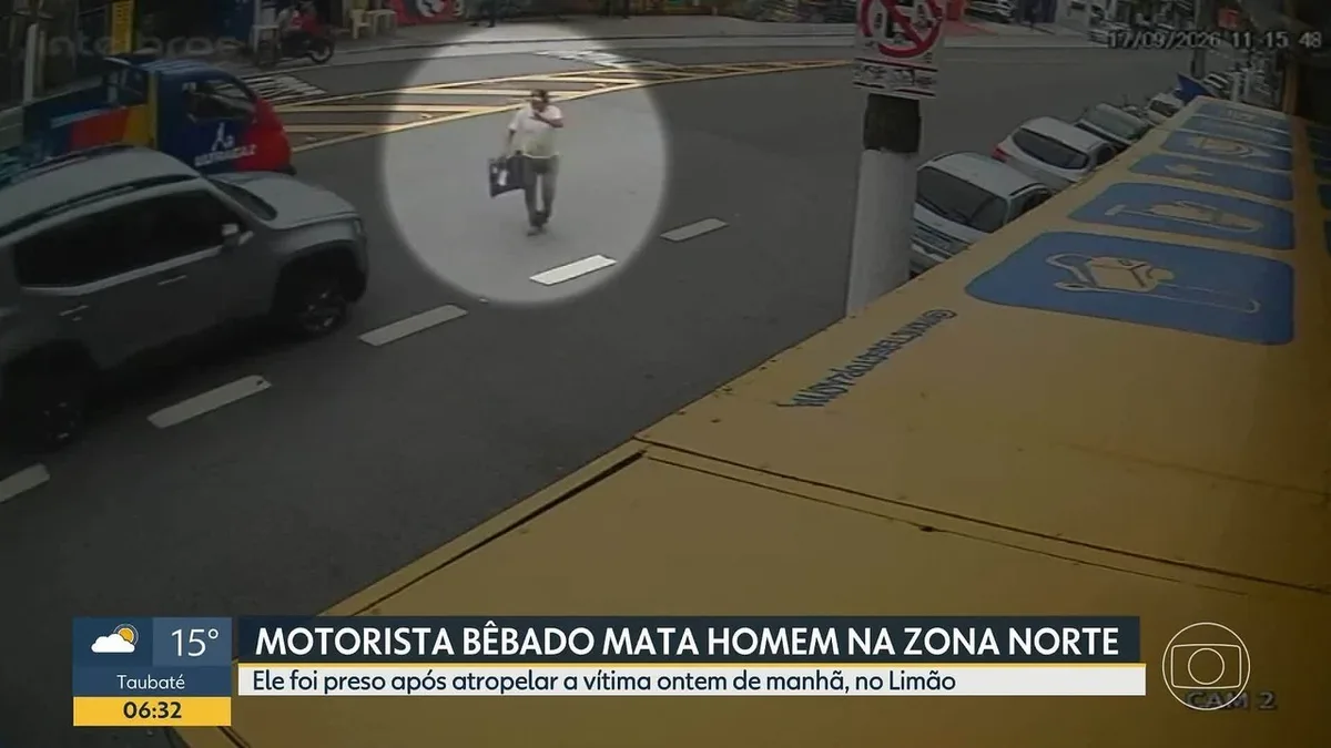 Motorista é preso após atropelamento fatal na Zona Norte de São Paulo