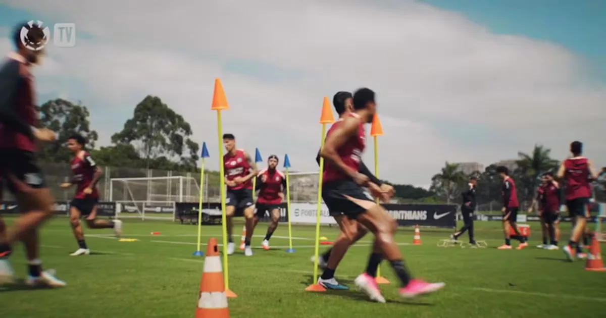 Corinthians conclui treinos antes de receber o Fluminense pelo Brasileirão