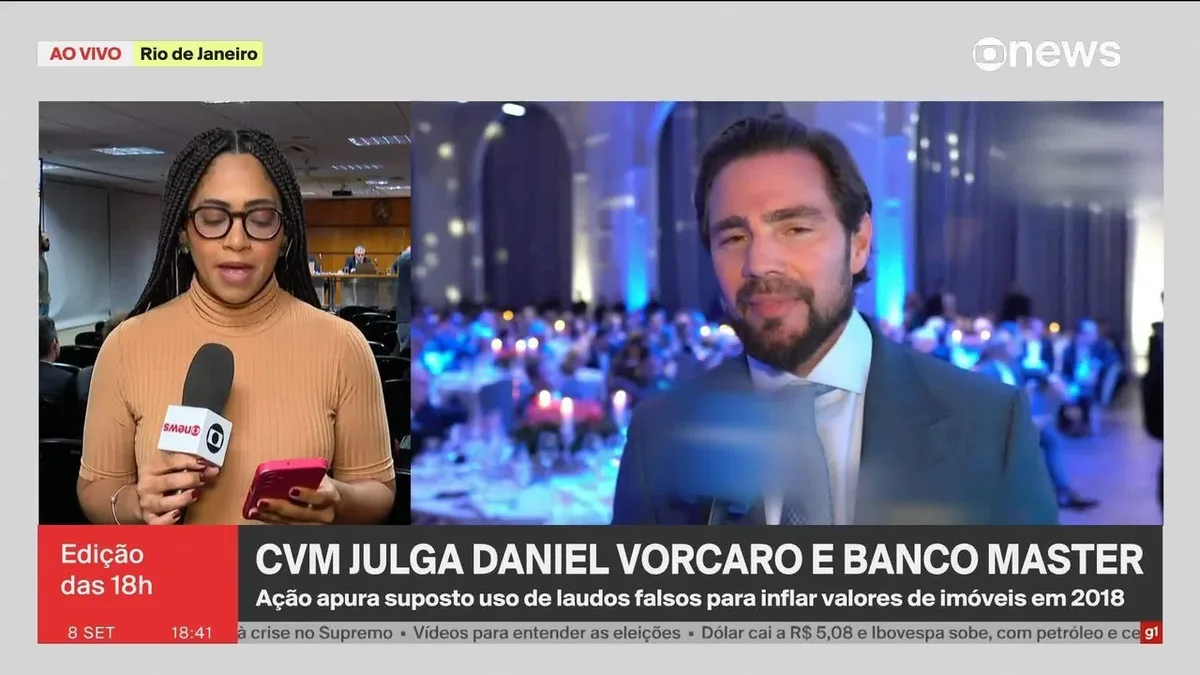 CVM condena Daniel Vorcaro e Banco Master por operação com fundo imobiliário
