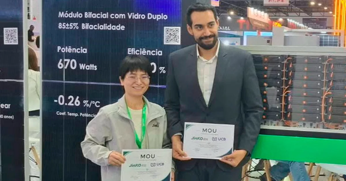 UCB Power e Jinko ESS estudam fabricar baterias de energia no Brasil