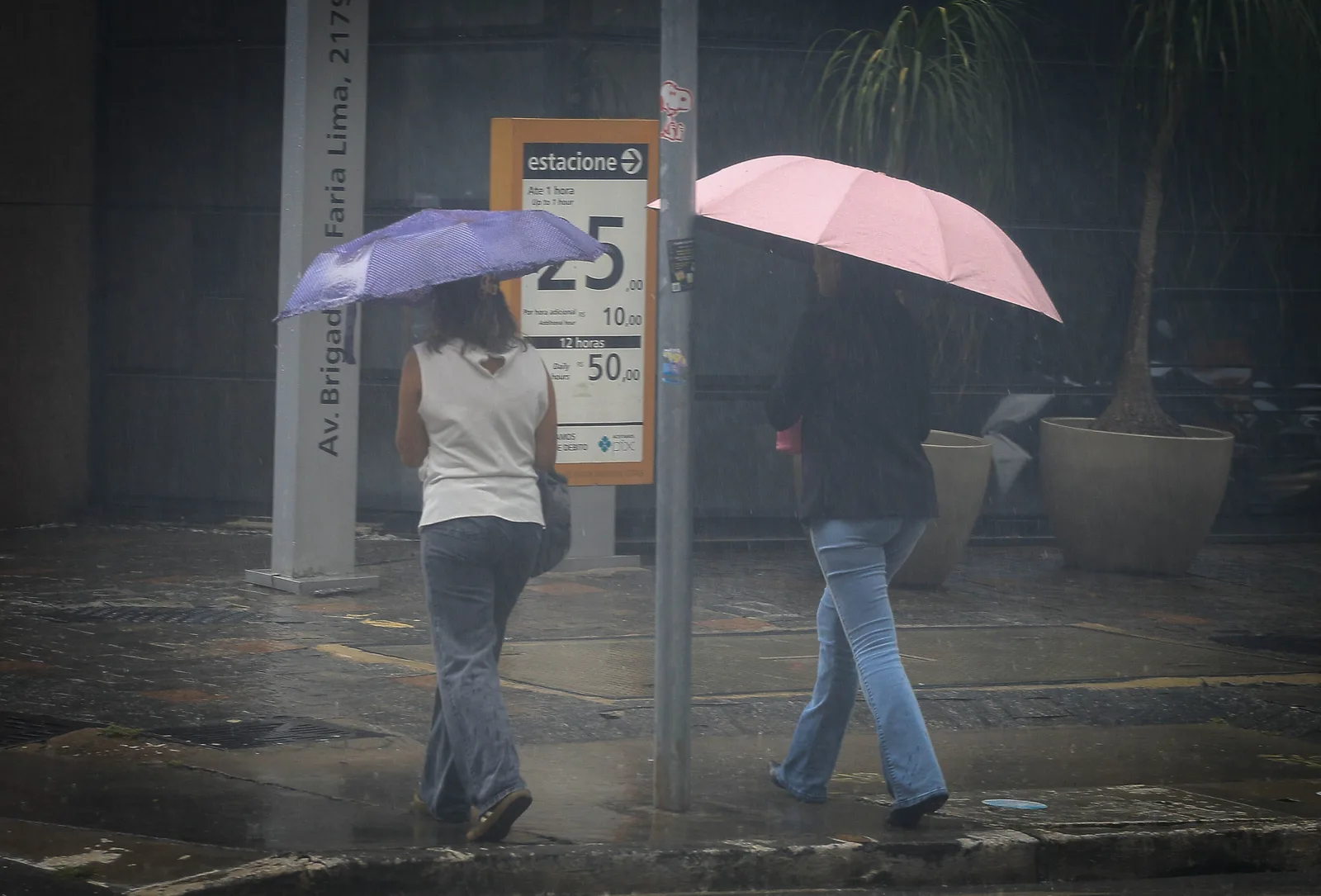 Chuva em São Paulo é a maior do país em 24 horas no período