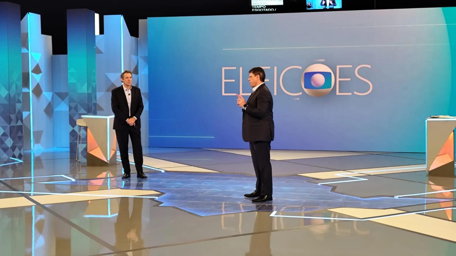 Tarcísio e Haddad apresentam propostas para transporte e educação em debate
