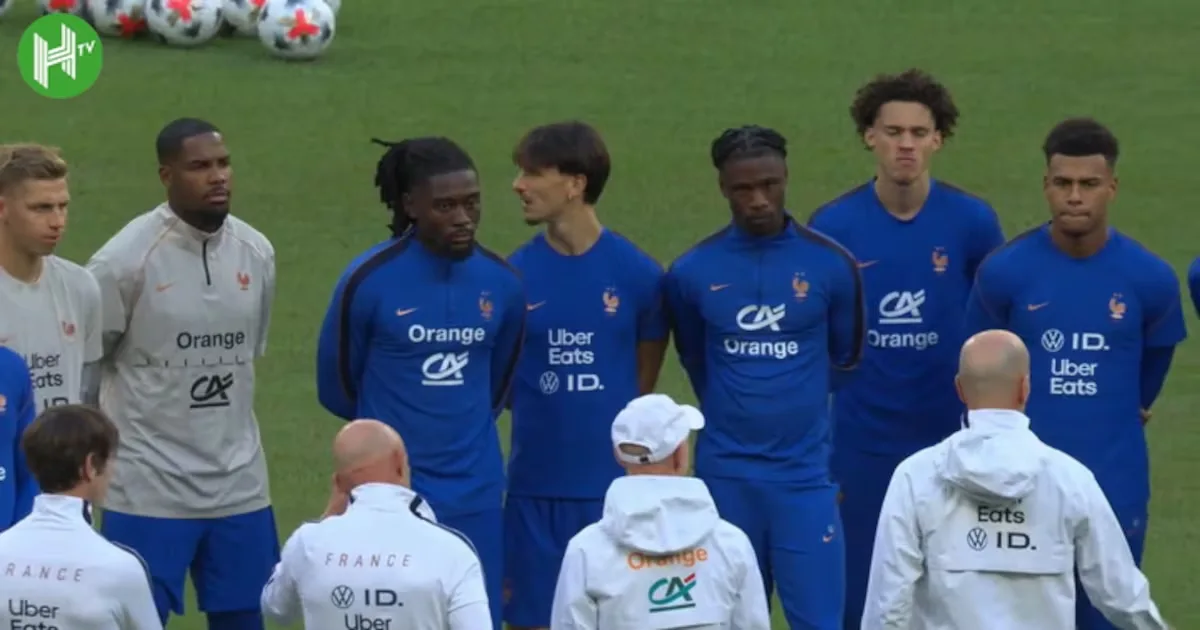 França treina com Cherki, Olise e Zidane antes de duelo com a Itália