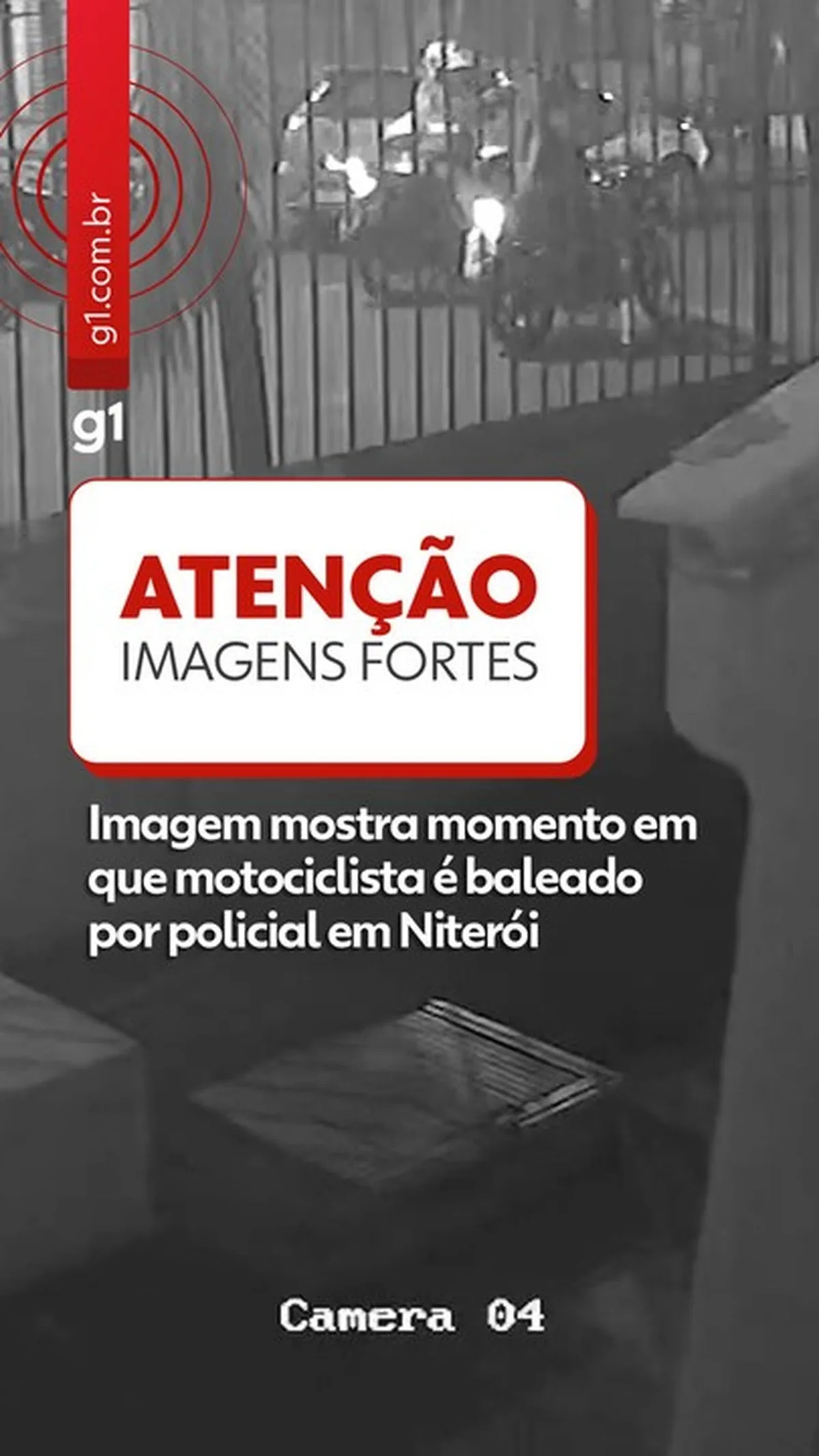 Motociclista é baleado na cabeça durante abordagem policial em Niterói