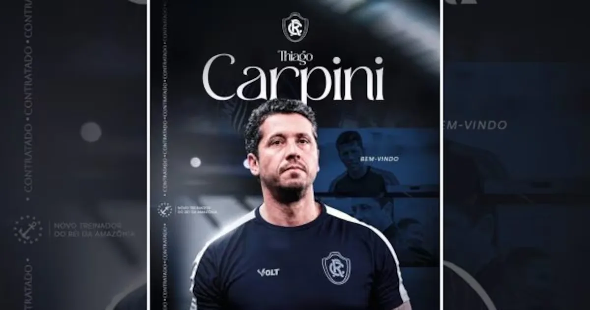 Remo confirma Thiago Carpini como técnico para sequência do Brasileiro