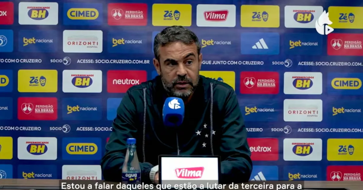 Artur Jorge fala sobre reta final do Cruzeiro no Campeonato Brasileiro