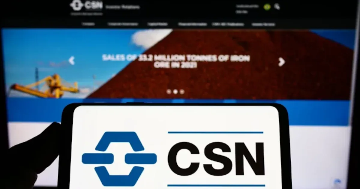 CSN Mineração reduz previsão para 2026 e pode ter impacto de até R$ 1 bilhão no Ebitda
