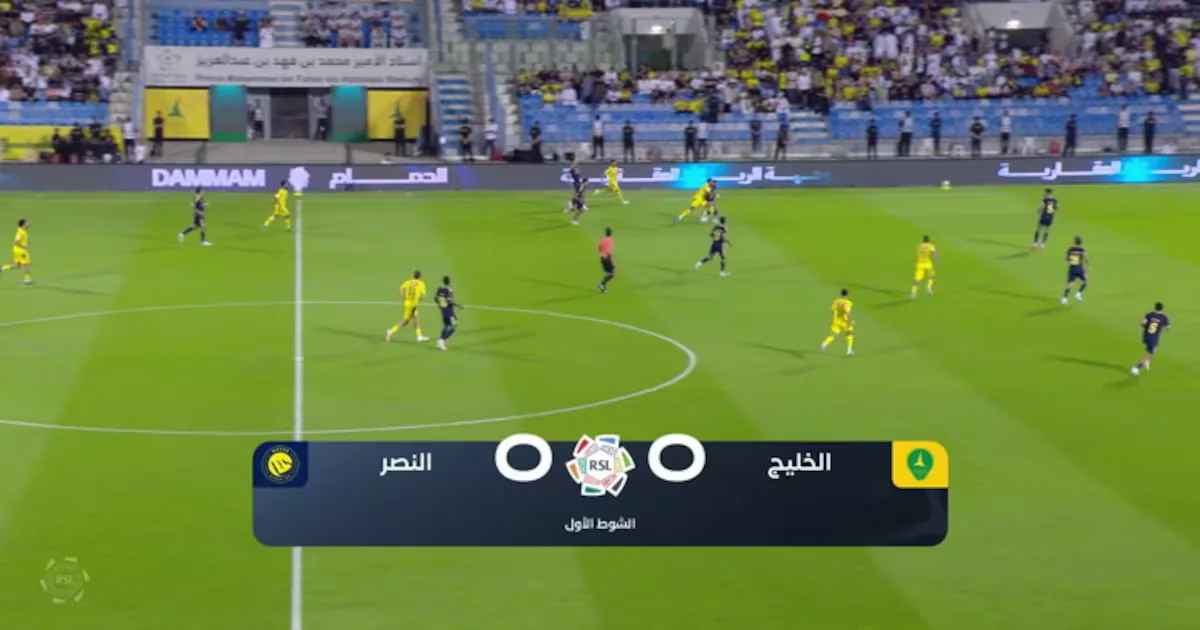 Al Khaleej e Al Nassr empatam por 1 x 1 na Saudi Pro League